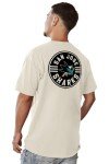 Blue 84 Standard NHL Officially Licensed T-Shirt Ringspun Front/Back Ivory Puck