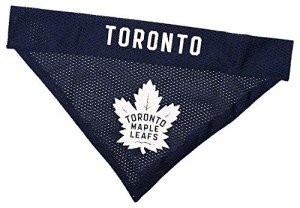 NHL Toronto Maple Leafs Bandana for Dogs & Cats, Large/X-Large. - Cute & Stylish Bandana! The Perfect Hockey Fan Scarf Bandana, Great for Birthdays Or Any Party!