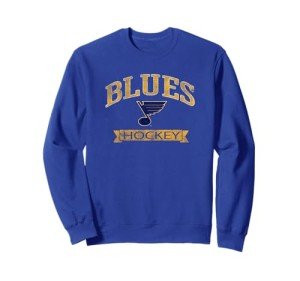 St. Louis Blues Vintage Hockey Royal Officially Licensed Sweatshirt