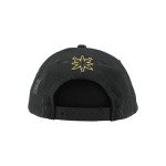 ZHATS Standard NHL Officially Licensed Adjustable Snapback Hat Dakota Element Black, One Size