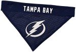 NHL Tampa Bay Lightning Bandana for Dogs & Cats, Large/X-Large. - Cute & Stylish Bandana! The Perfect Hockey Fan Scarf Bandana, Great for Birthdays Or Any Party!