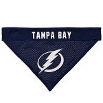 NHL Tampa Bay Lightning Bandana for Dogs & Cats, Large/X-Large. - Cute & Stylish Bandana! The Perfect Hockey Fan Scarf Bandana, Great for Birthdays Or Any Party!