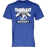 Blue 84 Standard NHL Officially Licensed T-Shirt Retro 90's Hockey Team Color