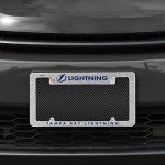 Rico Industries NHL Hockey Tampa Bay Lightning Silver Chrome All Over Automotive Bling License Plate Frame 12" x 6"