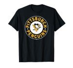 Pittsburgh Penguins Symbol Black Officially Licensed T-Shirt