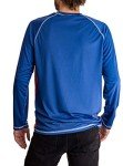 Men's NHL Long-Sleeve Performance Rash Guard (X-Large, Edmonton Oilers)