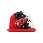 ZHATS Standard NHL Officially Licensed Adjustable Snapback Hat Flat Bill Z11 Retro Paintbrush, Team Color, One Size