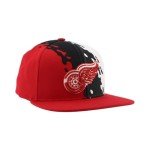 ZHATS Standard NHL Officially Licensed Adjustable Snapback Hat Flat Bill Z11 Retro Paintbrush, Team Color, One Size