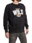 Calhoun NHL Surf & Skate Unisex Acid Wash Ultra-Soft Crewneck Sweatshirt (XX-Large, Minnesota Wild)