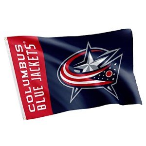 Desert Cactus Columbus Blue Jackets Flag NHL 100% Polyester Indoor Outdoor 3x5 feet National Hockey League Team Flags (Name Flag)