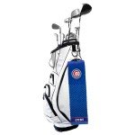 Team Golf MLB Chicago Cubs Embroidered Golf Towel Embroidered Golf Towel, Checkered Scrubber Design, Embroidered Logo