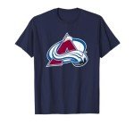 Colorado Avalanche Icon T-Shirt - NHL Officially Licensed, Unisex-Adults, Blue, Small, Short Sleeve, Classic Fit