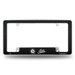 Rico Industries NHL Winnipeg Jets Black 12" x 6" Chrome All Over Automotive License Plate Frame for Car/Truck/SUV