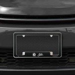 Rico Industries NHL Winnipeg Jets Black 12" x 6" Chrome All Over Automotive License Plate Frame for Car/Truck/SUV