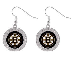 Aminco NHL Boston Bruins Dimple Earrings