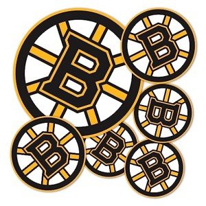Desert Cactus Boston Bruins Team NHL National Hockey League Sticker Vinyl Decal Laptop Water Bottle Car Scrapbook (Type 3 - Main Logo)
