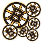 Desert Cactus Boston Bruins Team NHL National Hockey League Sticker Vinyl Decal Laptop Water Bottle Car Scrapbook (Type 3 - Main Logo)