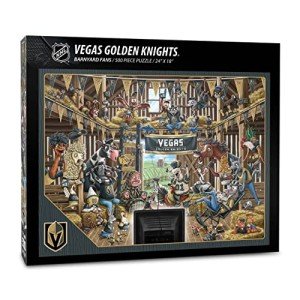 YouTheFan NHL Vegas Golden Knights Barnyard Fans 500pc Puzzle