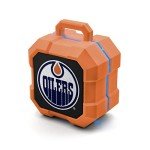 NHL Edmonton Oilers ShockBox LED Wireless Bluetooth Speaker, Team Color