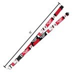 Rico Industries NHL Hockey New Jersey Devils Standard Wrist Lanyard Key Chain, Cute Wristlet Strap Keychain Holder for Women Men Car Keys ID Badges Card Wallet Phone Camera