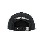 ZHATS Standard NHL Officially Licensed Rope Hat Snapback Backspin Contrast, Black, One Size