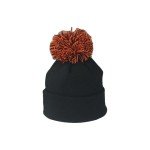 ZHATS Unisex Kid's NHL Officially Licensed Youth Beanie Pom Icon Team Color, One Size