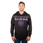 Ultra Game NBA Official Men’s Super Soft Midtown Hoodie Pullover Sweatshirt - Unisex, Sacramento Kings, Black, Medium