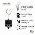 Desert Cactus Los Angeles Kings Keychain LA NHL National Hockey League Car Keys Holder (PVC)