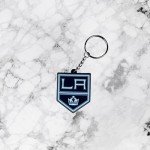 Desert Cactus Los Angeles Kings Keychain LA NHL National Hockey League Car Keys Holder (PVC)