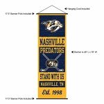 Nashville Predators Banner and Scroll Sign