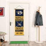 Nashville Predators Banner and Scroll Sign
