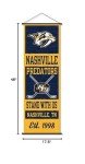 Nashville Predators Banner and Scroll Sign