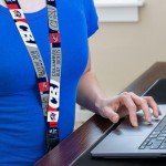 Rico Industries NHL Hockey Columbus Blue Jackets Standard Wrist Lanyard Key Chain, Cute Wristlet Strap Keychain Holder for Women Men Car Keys ID Badges Card Wallet Phone Camera