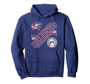 Columbus Blue Jackets Force Navy Officially Licensed Pullover Hoodie