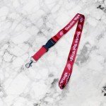 Desert Cactus Detroit Red Wings Lanyard NHL National Hockey League Car Keys ID Badge Holder Keychain Detachable Breakaway Snap Buckle (Lanyard 1 - Red)