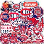 23 PCS Montreal American Hockey Canadiens Stickers for Water Bottle, Laptop, Bicycle, Computer, Motorcycle, Travel Case, Car Decal Decoration Sticker