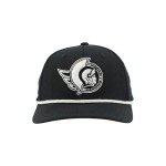 ZHATS Standard NHL Officially Licensed Rope Hat Snapback Backspin Contrast, Black, One Size