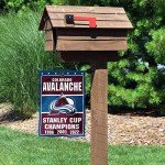 WinCraft Colorado Avalanche 3 Time Stanley Cup Champions Double Sided Garden Banner Flag