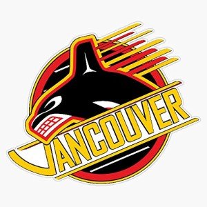 Rare: Vancouver Hockey - Retro Canucks Bumper Sticker Window Vinyl Decal 5"