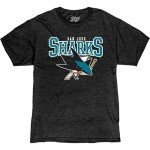 Blue 84 Standard NHL Officially Licensed T-Shirt Heathered Black