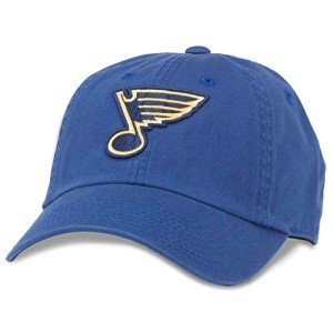 AMERICAN NEEDLE St. Louis Blues Unisex Blue Line NHL National Hockey League Team Baseball Hat Adjustable Buckle Strap Dad Cap (40742A-SLB)