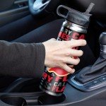 Rico Industries NHL Hockey Calgary Flames 22oz Stainless Steel Tumbler with Lid - Great For Coffee, Tea, Water or Cocktails