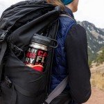 Rico Industries NHL Hockey Calgary Flames 22oz Stainless Steel Tumbler with Lid - Great For Coffee, Tea, Water or Cocktails