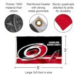 WinCraft Carolina Hurricanes Logo Insignia 3x5 Feet Banner Flag