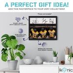 Ikonic Fotohaus Patrice Bergeron Brad Marchand David Pastrnak Bruins Signed Photo Autograph Print Wall Art Home Decor