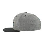 ZHATS Standard NHL Officially Licensed Adjustable Snapback Hat Chambray Heather Black, One Size