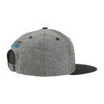 ZHATS Standard NHL Officially Licensed Adjustable Snapback Hat Chambray Heather Black, One Size