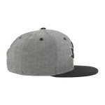 ZHATS Standard NHL Officially Licensed Adjustable Snapback Hat Chambray Heather Black, One Size