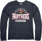 Blue 84 Men's Standard NHL Officially Licensed Tri-Blend Long Sleeve T-Shirt Beards, Team Color