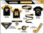 Pets First NHL Pittsburgh Penguins Puck Toy for Dogs & Cats. Play Hockey with Your Pet with This Licensed Dog Tough Toy Reward!